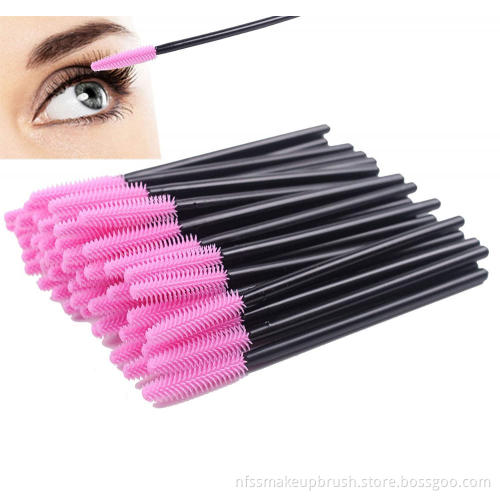 Wholesale Silicone Small Mascara Brush Makeup Disposable